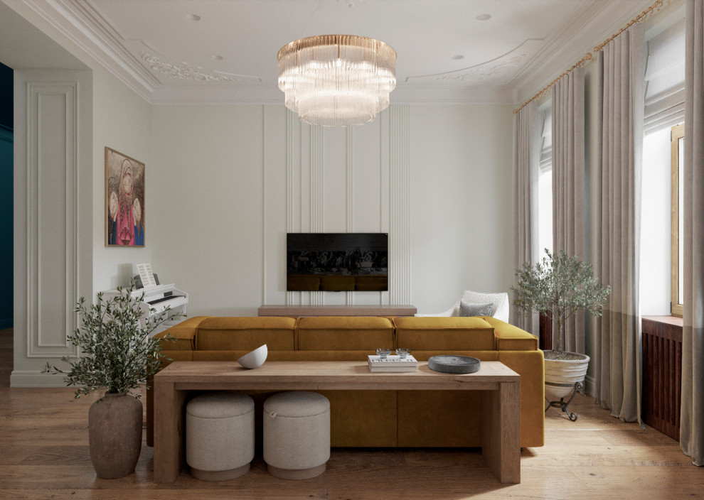 Проект в старом фонде в центре СПб. Ретро и винтаж.