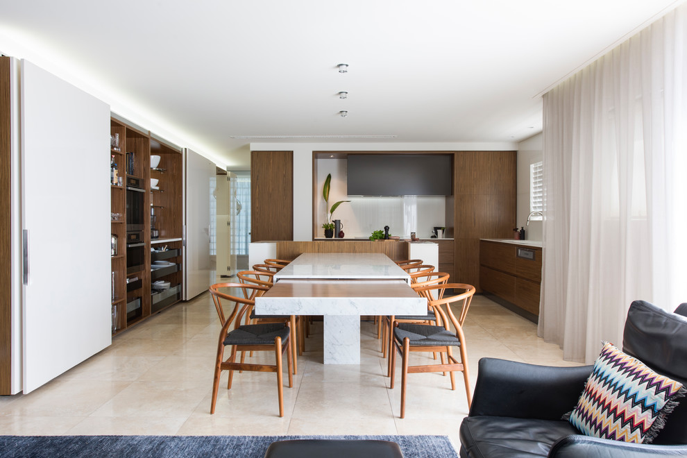 Home design - mid-sized modern home design idea in Sydney