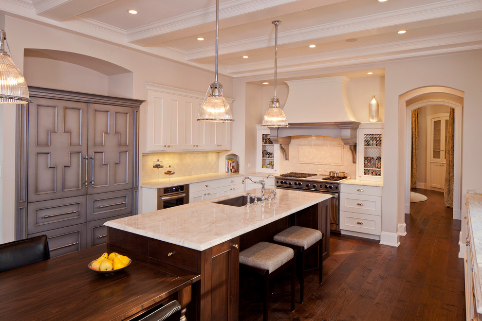 Kitchen - transitional kitchen idea in Chicago