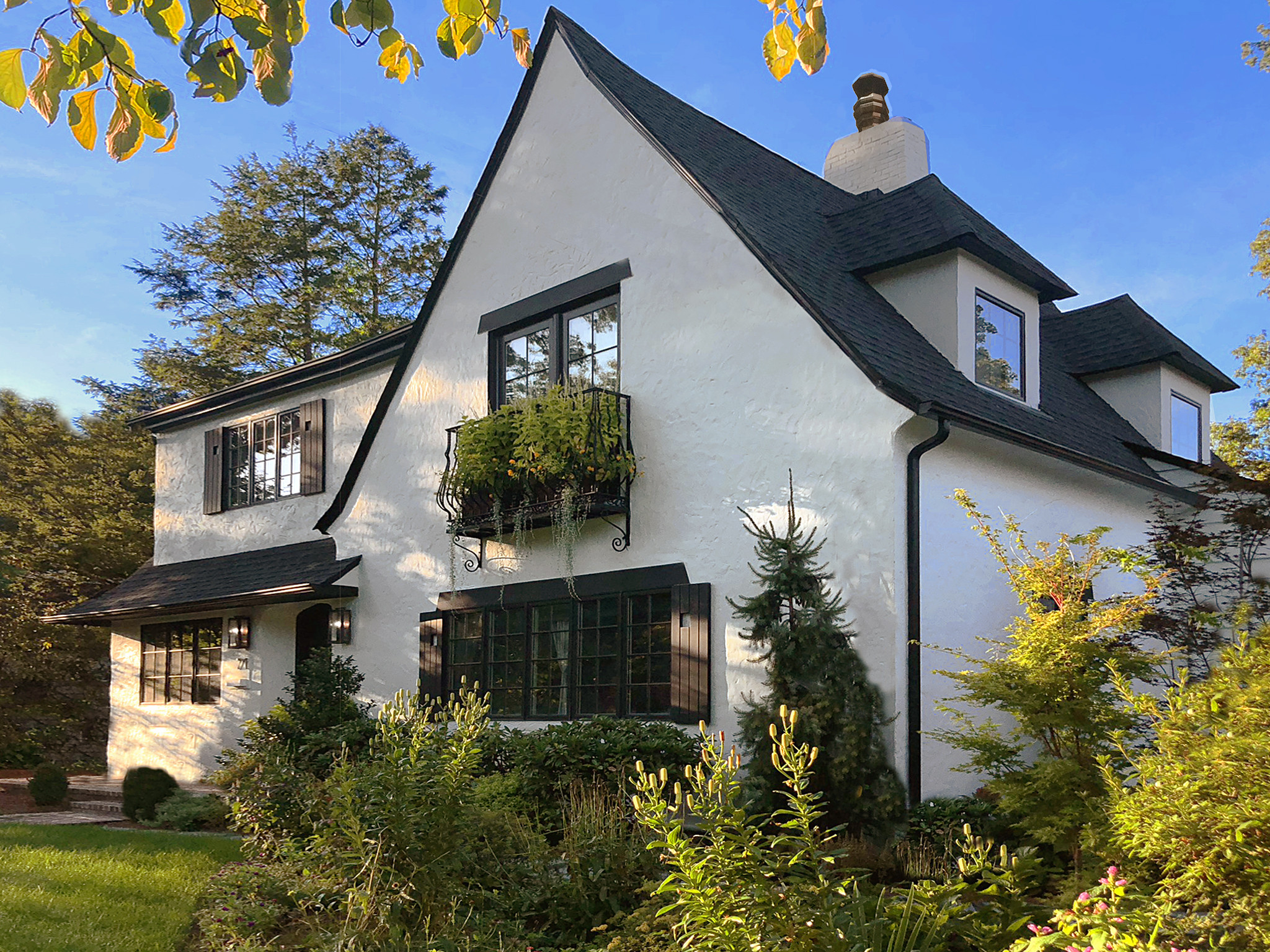 Transitional Style Tudor, Country Contemporary