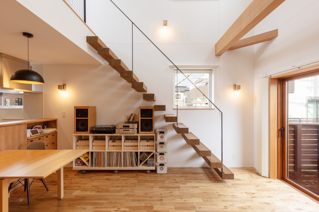 インダストリアルデザインのお家 minimalistisch-treppen