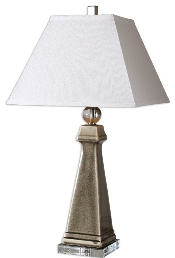 Smoke Gray Colobraro 1 Light Table Lamp