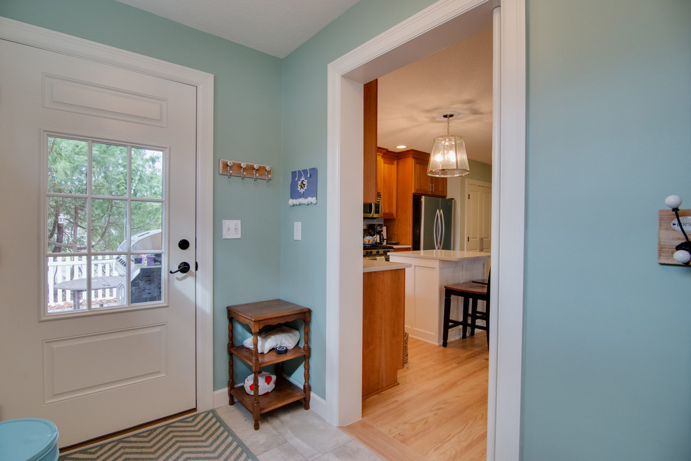 Roseville, MN mudroom addition/kitchen and living remodel