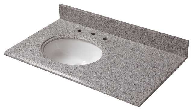 37 X22 Napoli Granite Left Offset Basin Vanity Top And 8 Spread Transitional Vanity Tops And Side Splashes By The Distribution Point