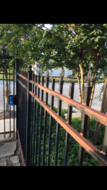 Wrought Iron Fence Rust Removal & RePaint