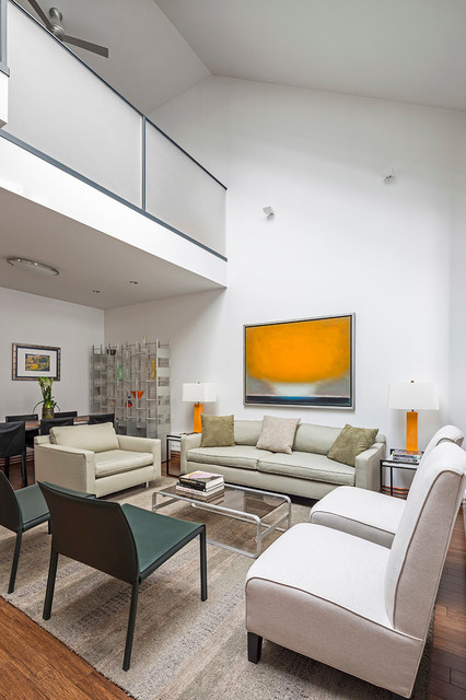 SoHo Triplex contemporary-vardagsrum