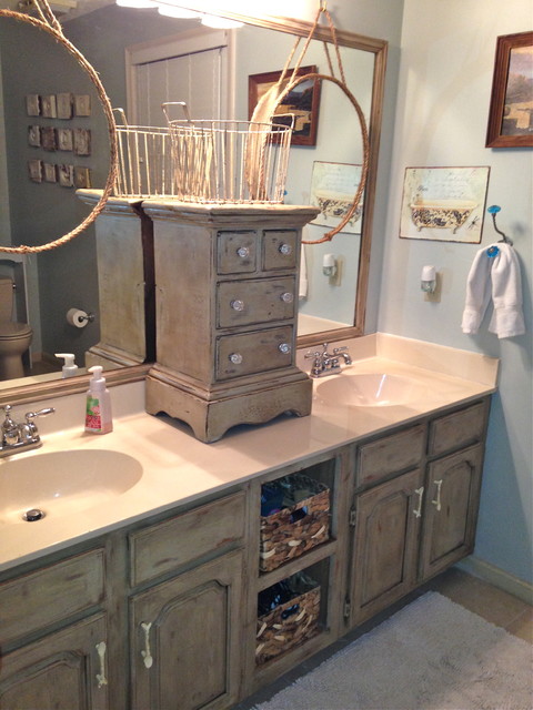 Painted Vanity Cabinets - Traditional - Bathroom ...