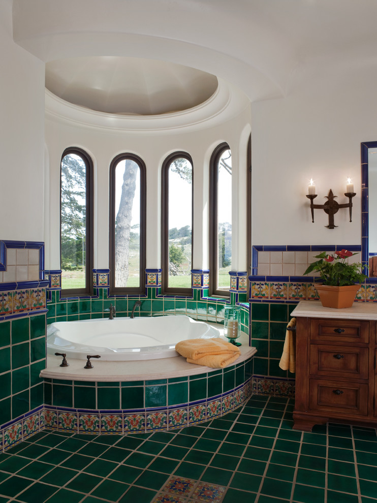 Photo of a mediterranean bathroom in San Francisco.