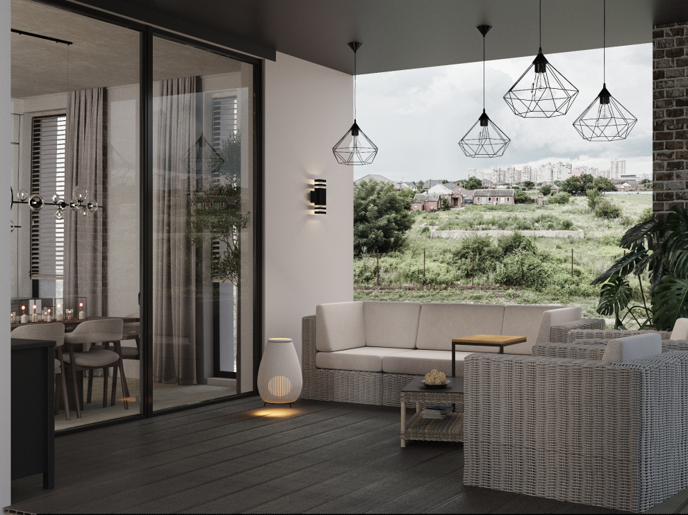 Дом в стиле хай-тек в Краснодаре