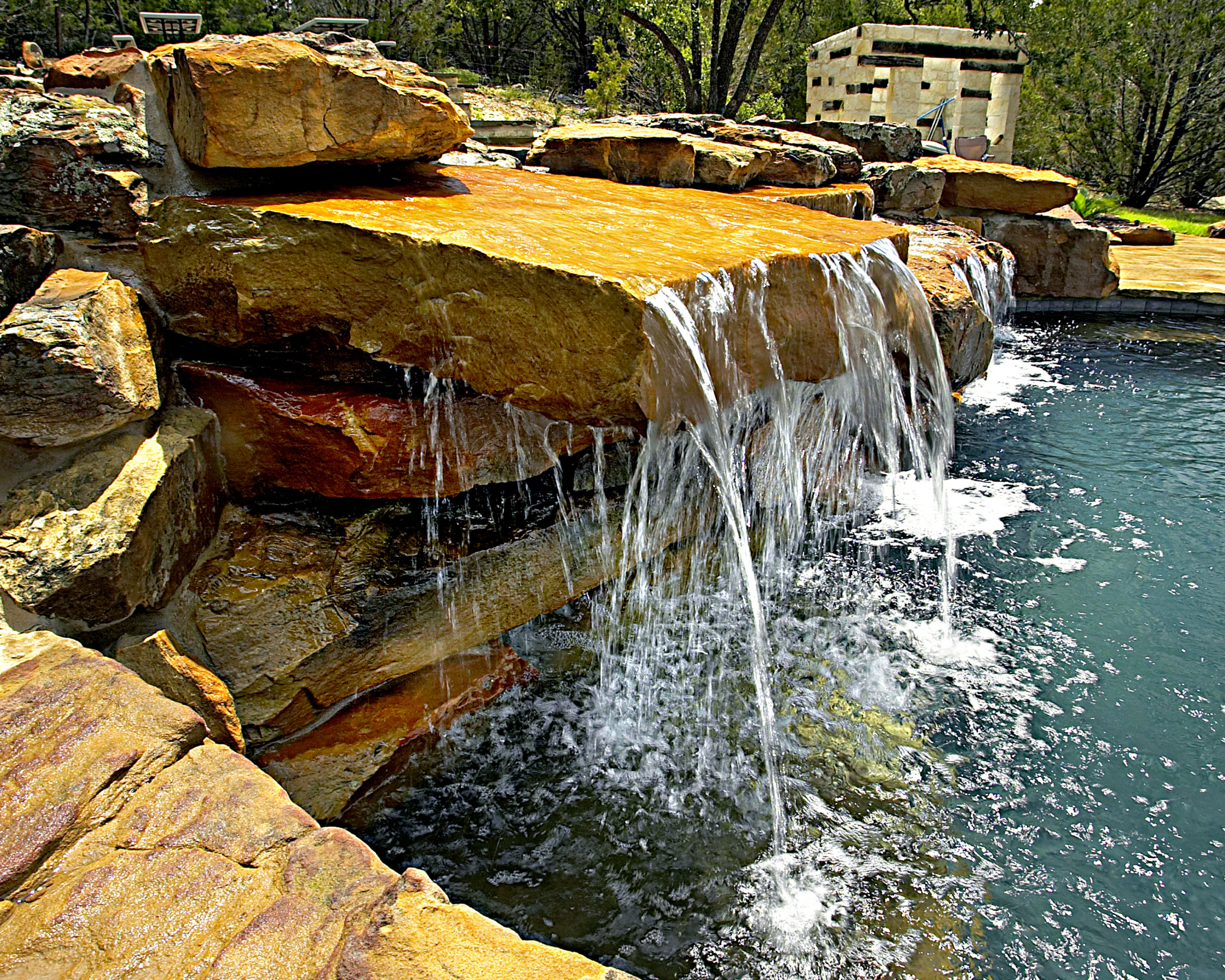 Boerne Freeform Pool/Spa/Waterfall