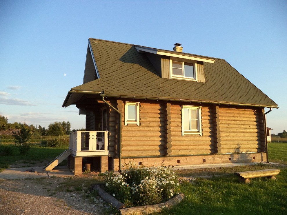 Срубы домов бань