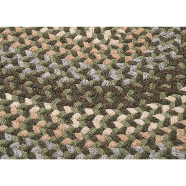 Colonial Mills Rug Boston Common Moss Green Oval, 2x5 - Contemporary ...