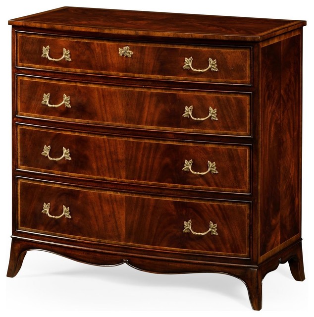 George III, Hepplewhite Bowfront Chest of Drawers