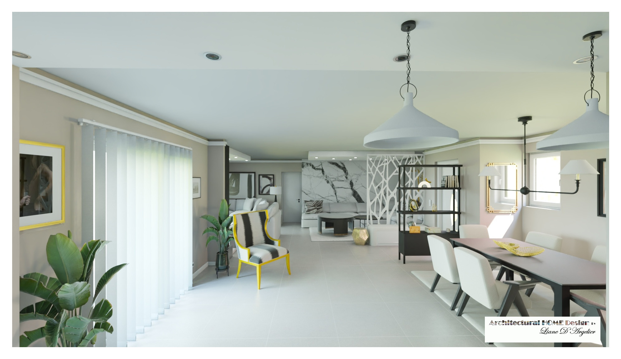 Salon de 70 m²