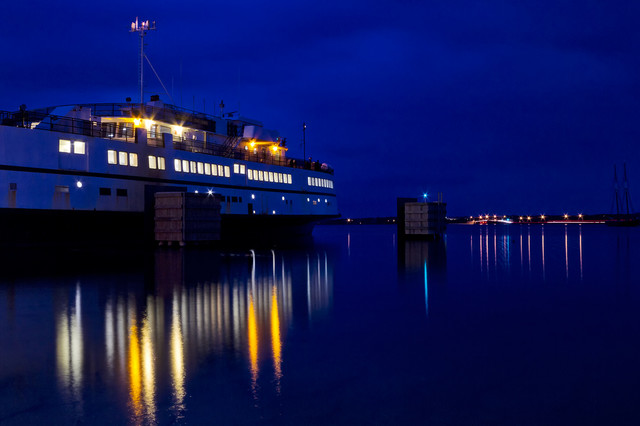 Martha's Vineyard Night Ferry Photo Print