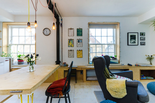 Hackney Flat eklektisk-spisestue