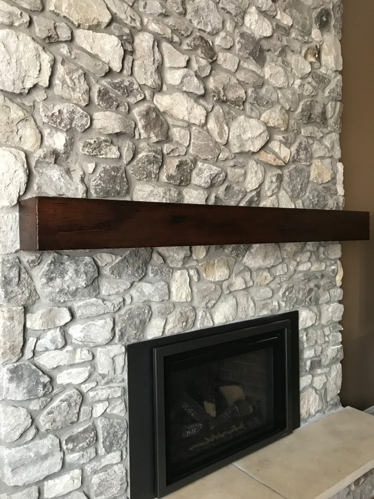 Rainbow Lakes Custom Mantel