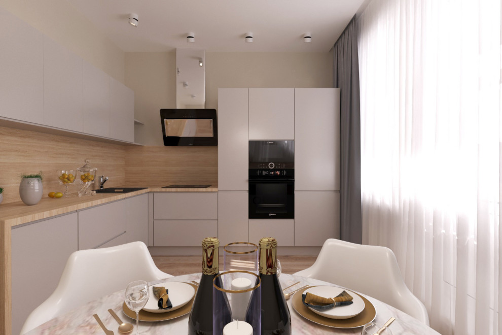 Дизайн проект квартиры в ЖК "Дом у озера" 90кв.м