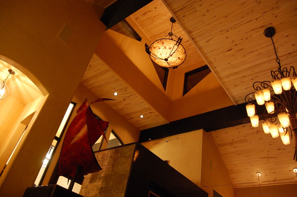 Home design - transitional home design idea in Albuquerque