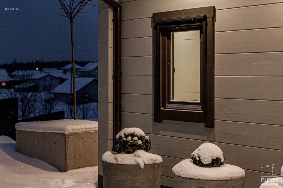 Стильный дом из бруса