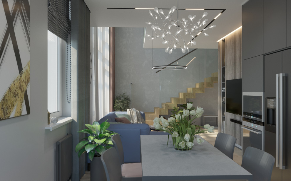 Двухуровневая квартира в ЖК Новые горизонты на Пушкина