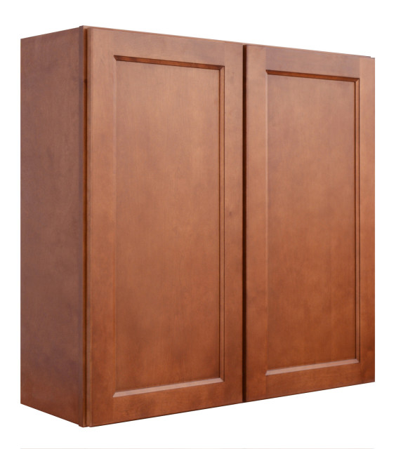 Sunny Wood ESW3636-A Ellisen 36" x 36" Double Door Wall Cabinet - Amber Spice