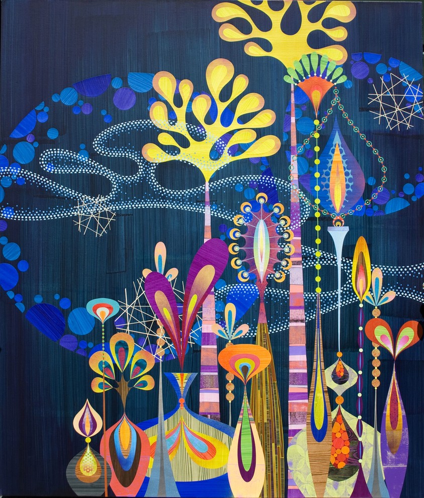 Rex Ray's Joyous Collages Come to the Home