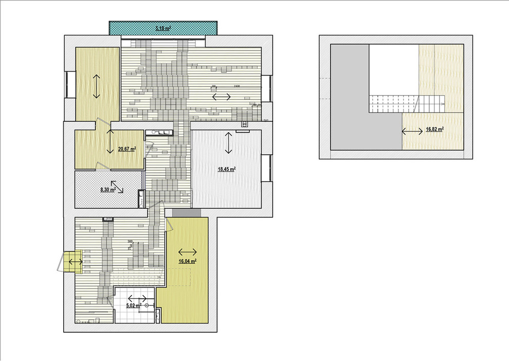 Лофт с лестницей – кинозалом