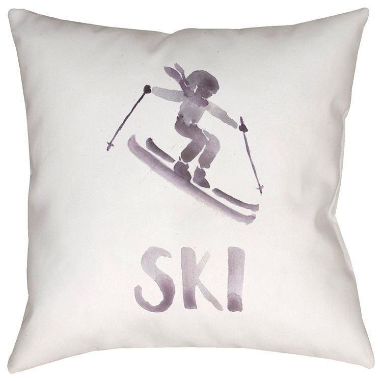 Ski II Pillow 18x18x4