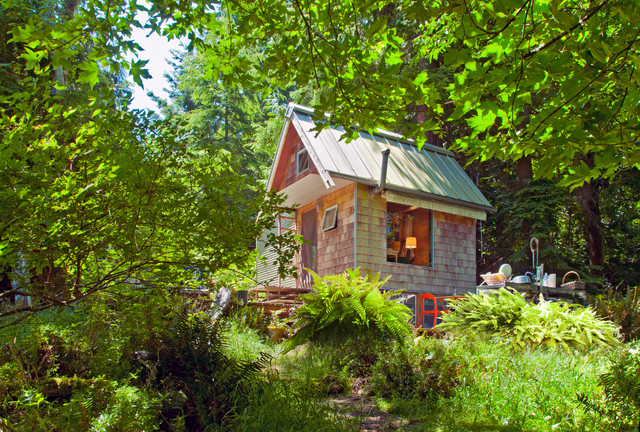 A Tiny Cabin For Glamping In The San Juan Islands