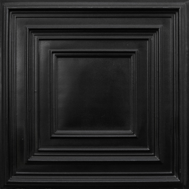 222 Decorative Ceiling Tiles 24x24 - Black