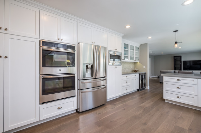 Full Kitchen Remodel with added Fireplace fusion-kitchen