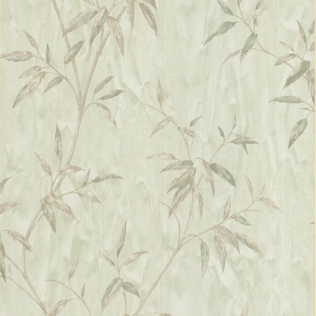 bamboo light green bamboo textured wallpaper - asian - wallpaper