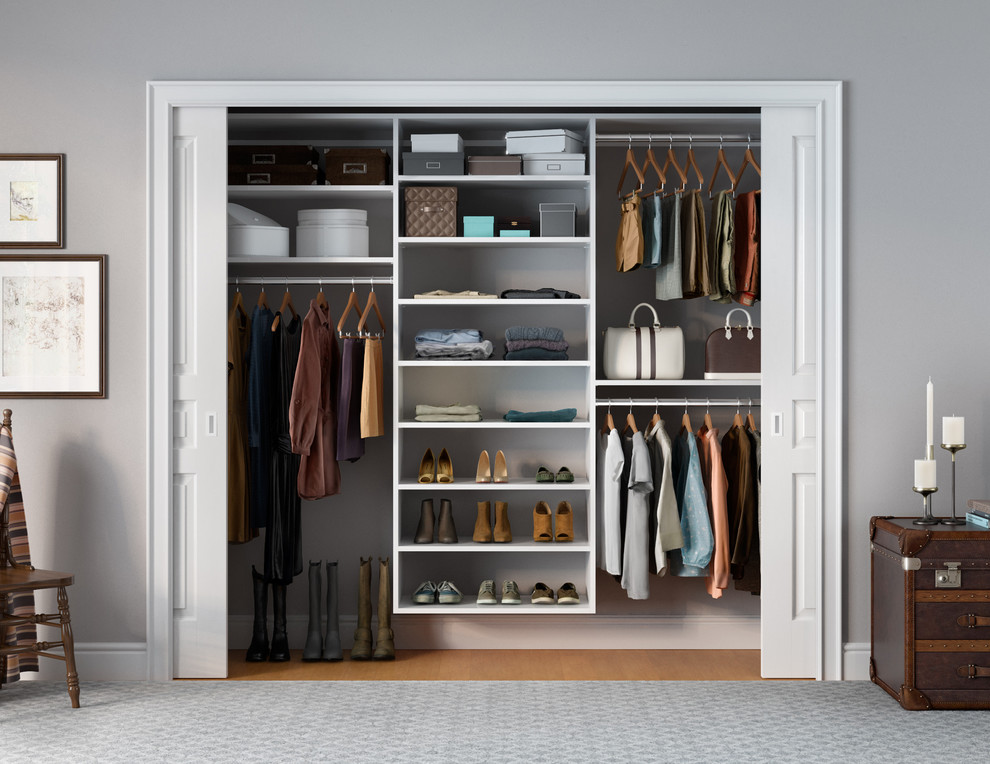 California Closets Reach In Closet Contemporary Wardrobe Hawaii