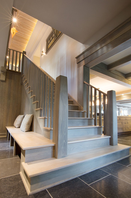 Great Camp montagne-escalier
