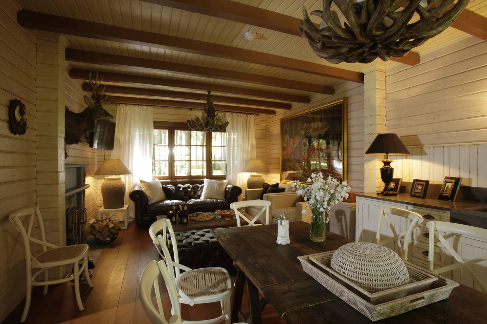 Охотничий домик - баня