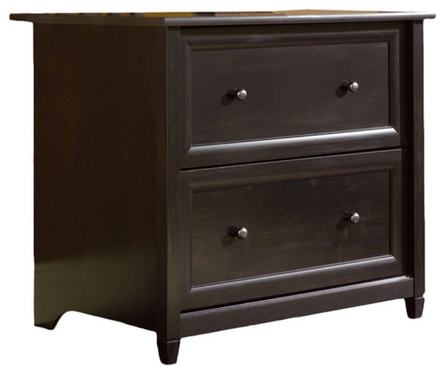 2 Drawer Lateral Filing Cabinet Estate Black