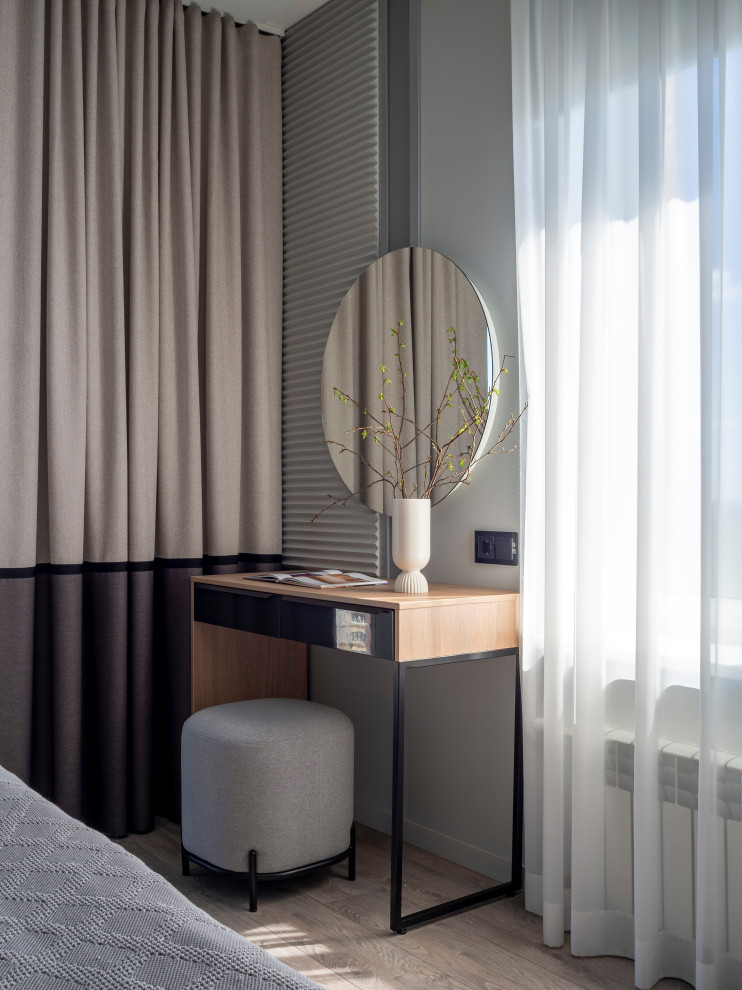 Серо-бежевый минимализм в ЖК Пушкин