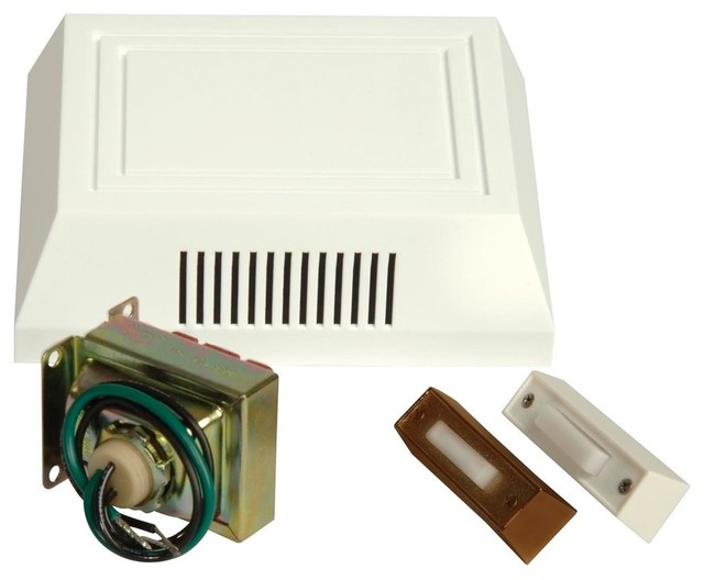 Craftmade 2Lighted Buttons Chime Kit Contemporary Doorbells And