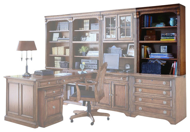 Hooker Furniture Brookhaven Open Hutch Traditional Desks And