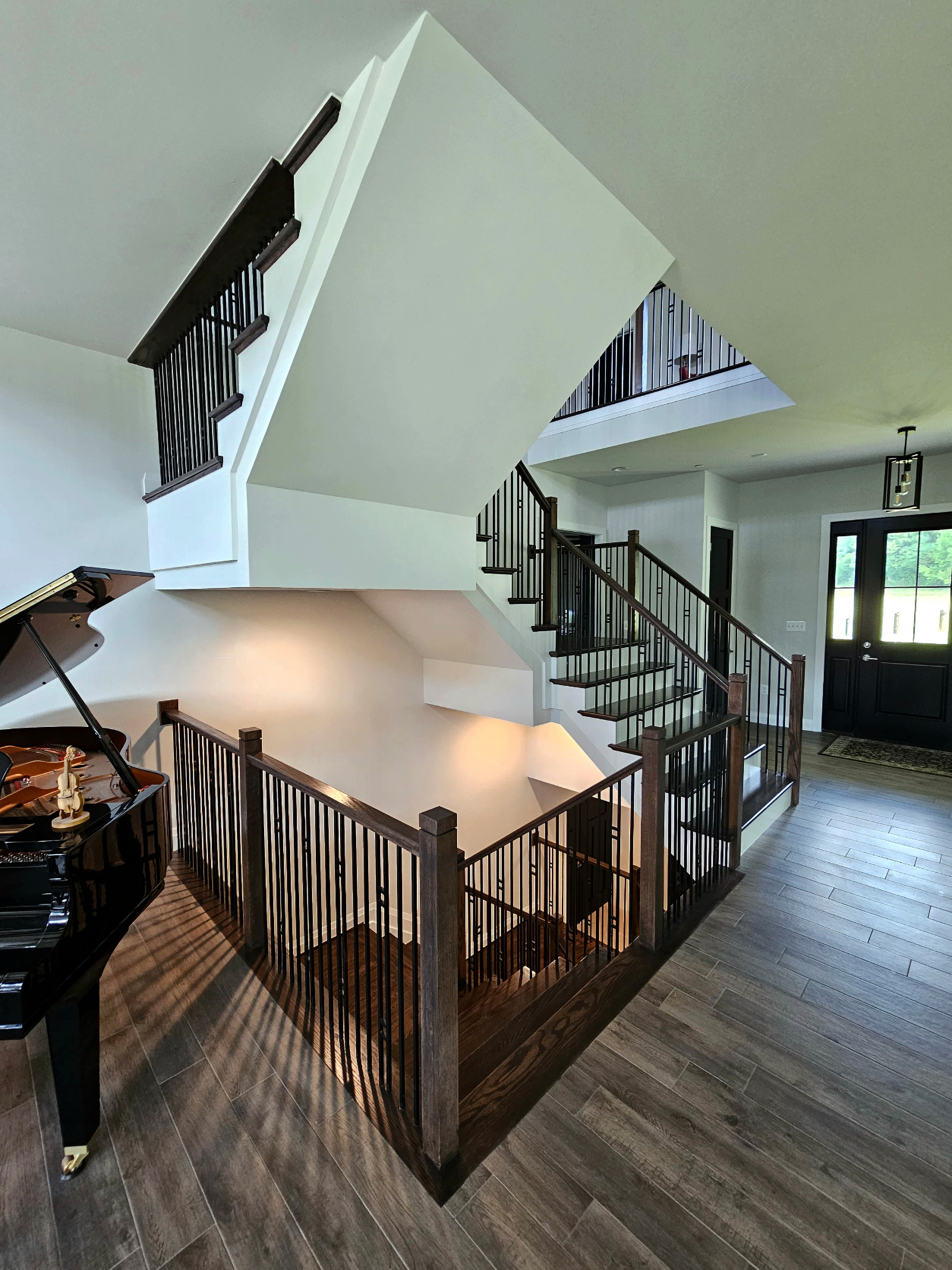 109_Impressive Floating Staircase in Countryside Retreat, Upper Marlboro, MD
