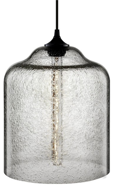 Bell Jar Modern Pendant Light, Effervescent