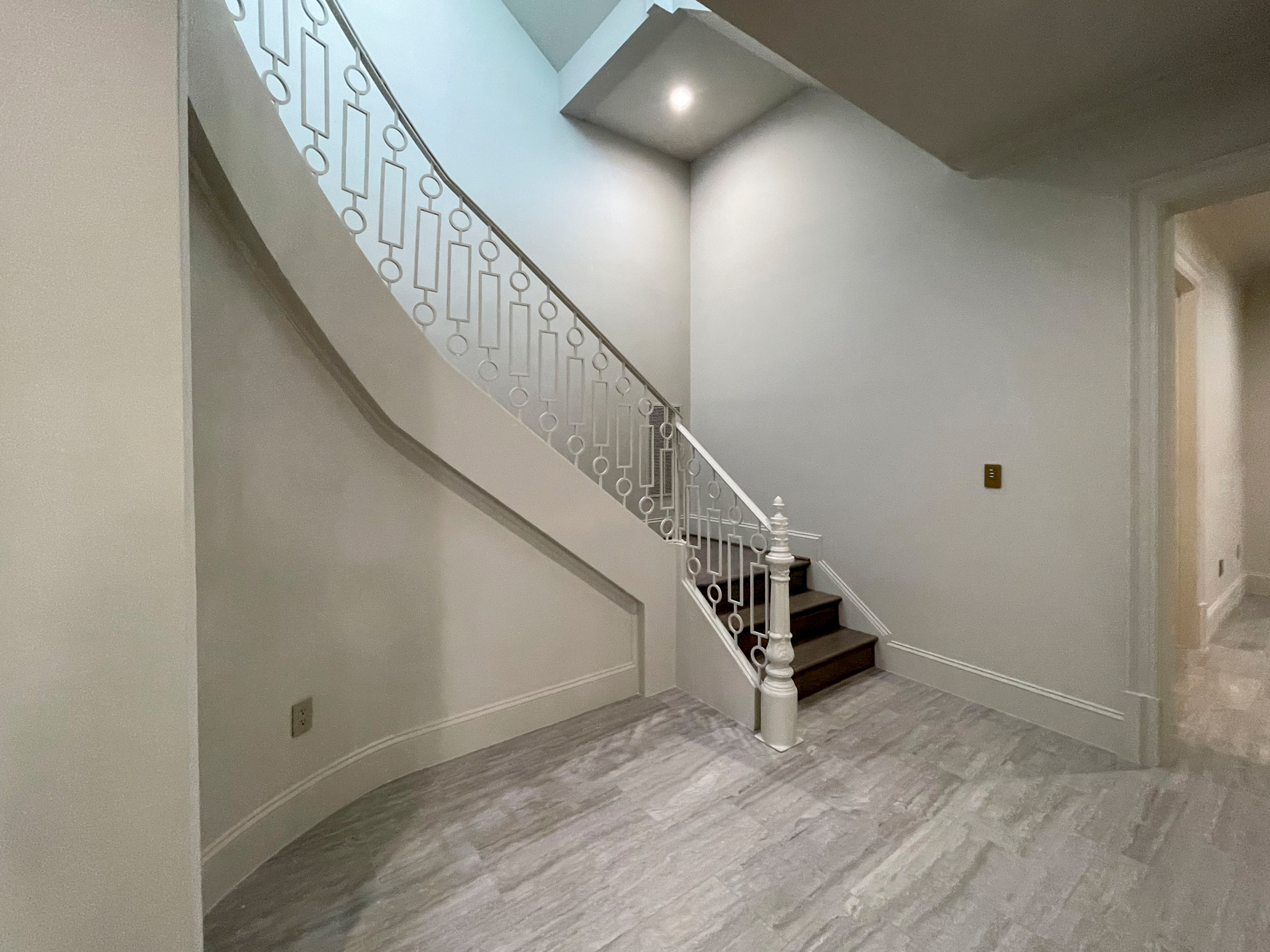 104_Curved Staircases in 18th Century French Inspired Mansion, Mclean VA 22101