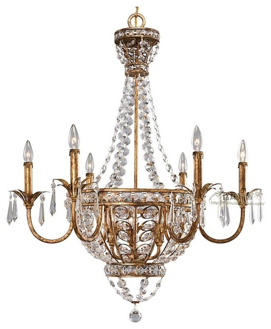 Antique Copper Crystal Chandelier Contemporary Chandeliers New