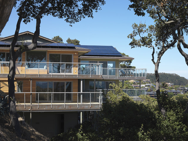 "green" remodel contemporaneo-facciata