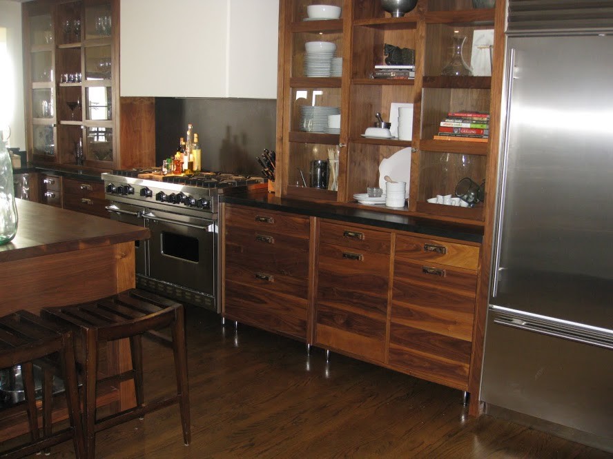 Example of a transitional kitchen design in Atlanta