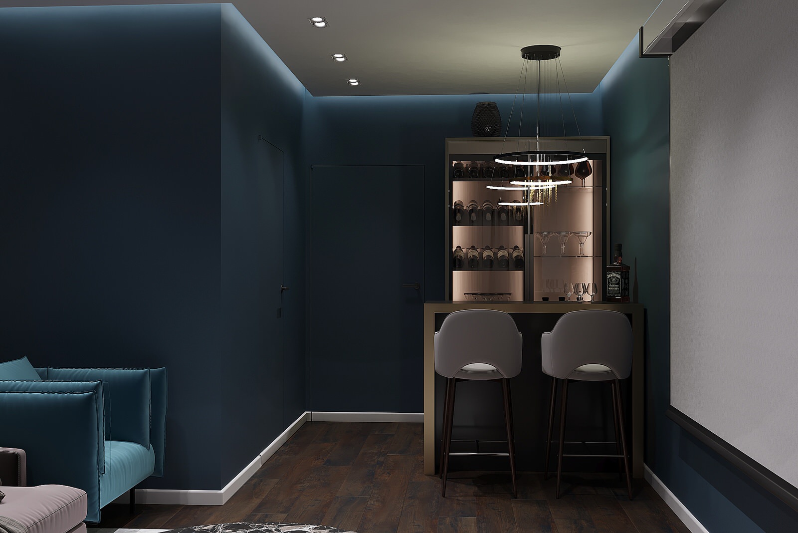 Двухуровневая квартира для молодой семьи