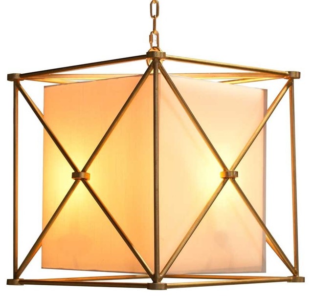Worlds Away Pendant Lighting Faceted Antique Mirror Worlds Away Ellis Pendant In Gold Contemporary