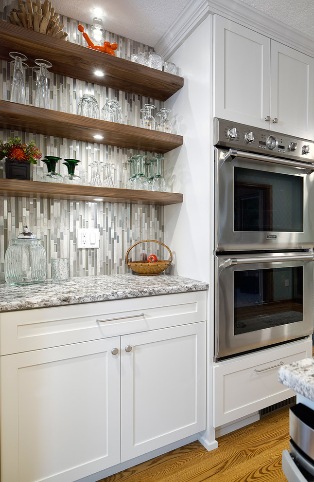Huge transitional kitchen photo in Minneapolis