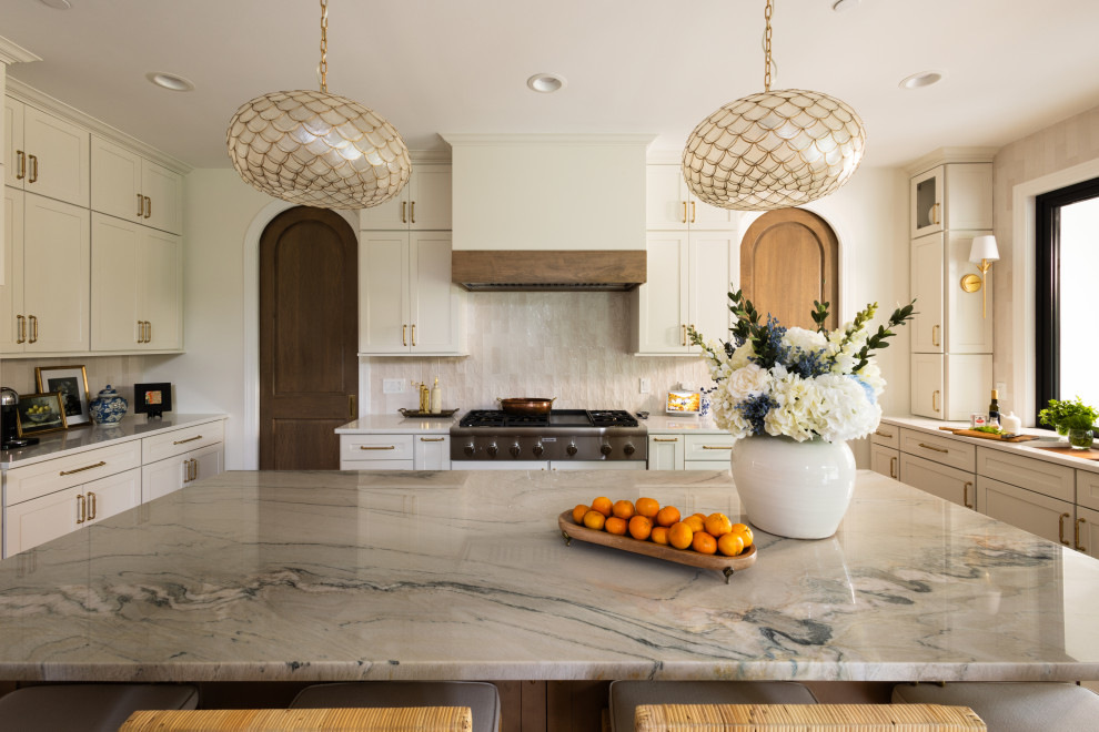 Inspiration for a transitional kitchen remodel in Chicago